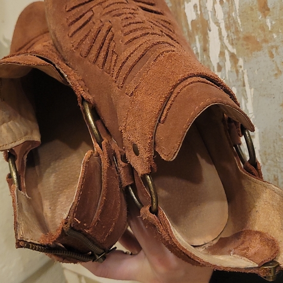 Rust Ankle Booties - Picture 5 of 7